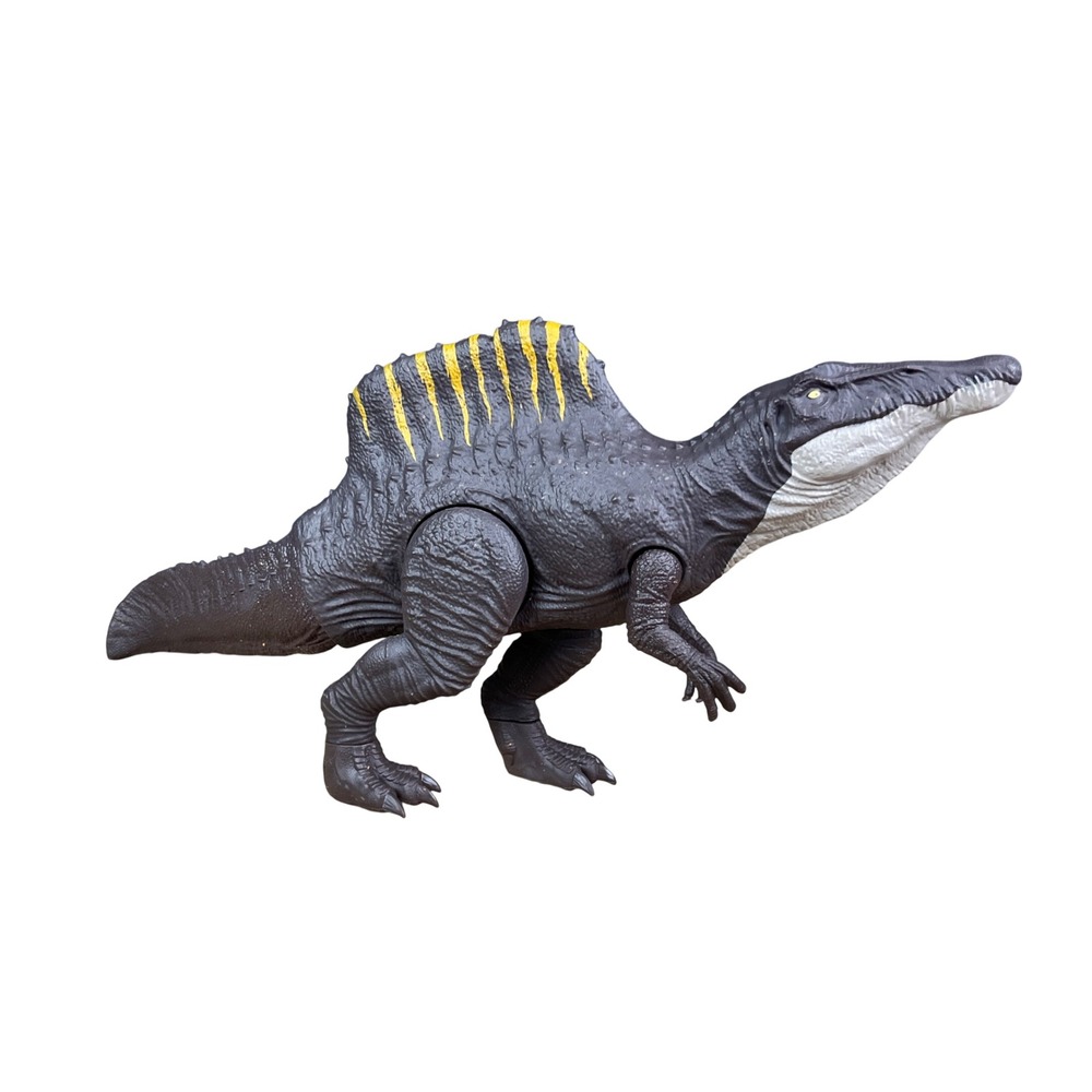 Mattel Jurassic World Spinosaurus Action Figure Brown Yellow 2024 JGC06 13 Inch